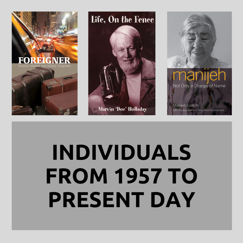 Individuals from 1957 to present day